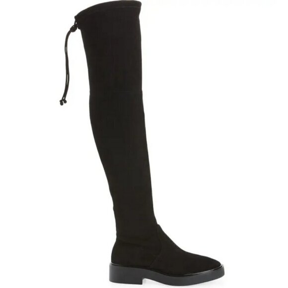 đź’•STUART WEITZMANđź’• Mara Over the Knee Boot ~ Black Suede 8.5 New Without Box - Picture 5 of 16